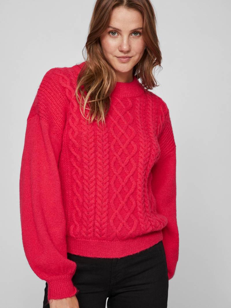 Vila Strickpullover »VICHINTI O-NECK CABLE KNIT TOP/SU-NOOS« von Vila