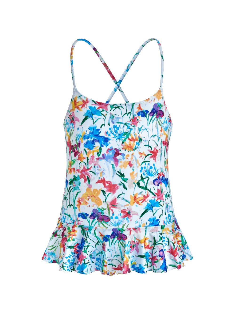 Vilebrequin Kids floral-print skirt swimsuit - White von Vilebrequin Kids