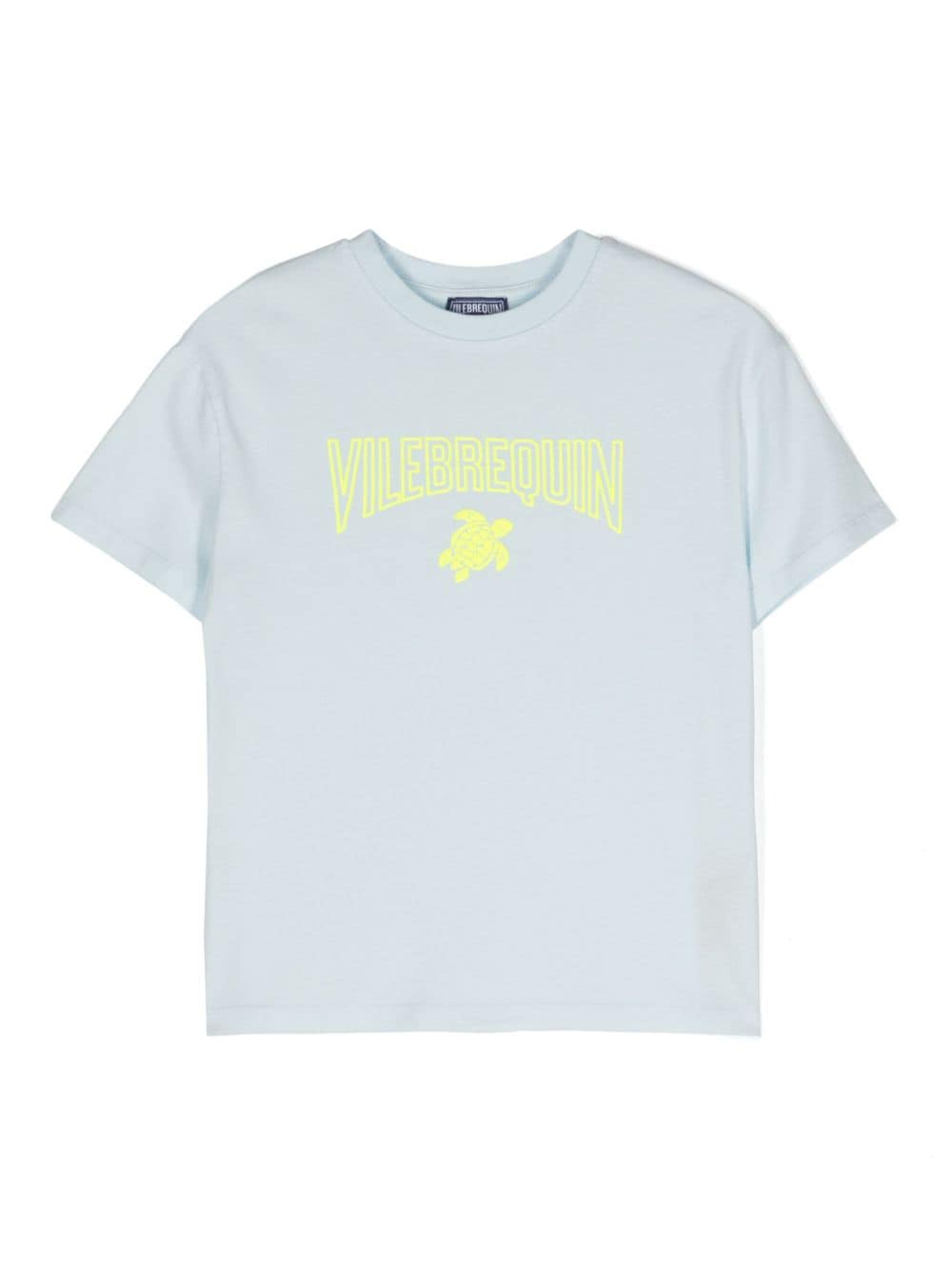 Vilebrequin Kids logo-print T-shirt - Blue von Vilebrequin Kids