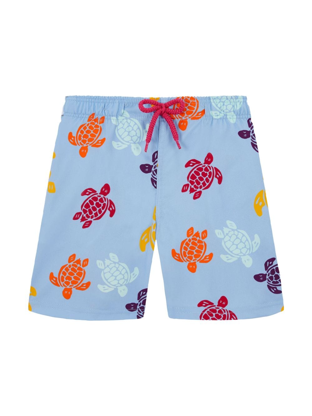 Vilebrequin Kids turtle-print logo-appliqué swim shorts - Blue von Vilebrequin Kids