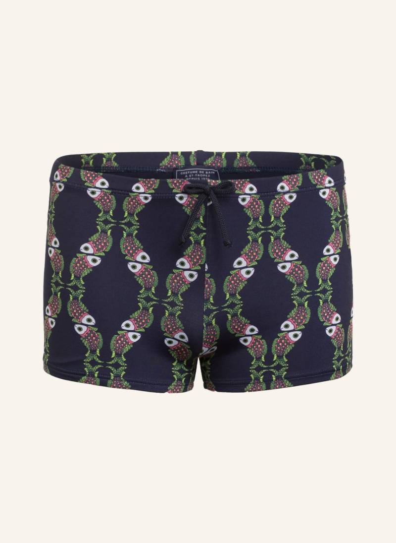 Vilebrequin Badehose Sweet Fishes blau von Vilebrequin