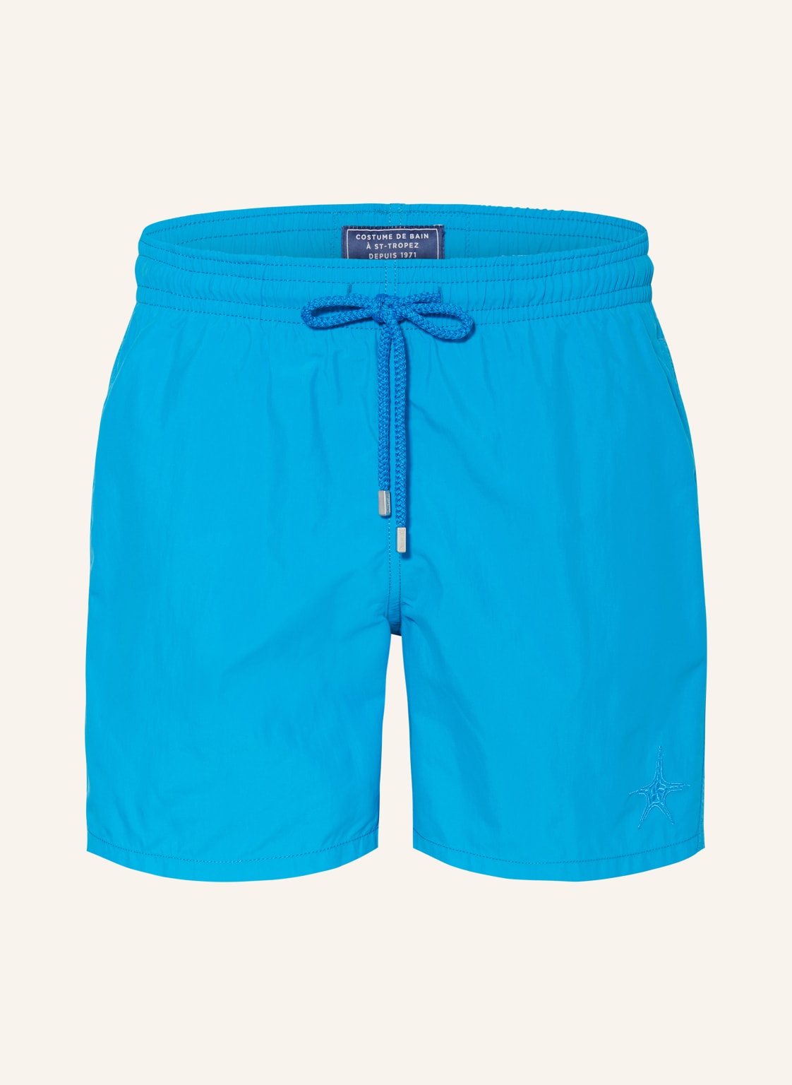 Vilebrequin Badeshorts Moorea Mit Wasseraktivem Print blau von Vilebrequin