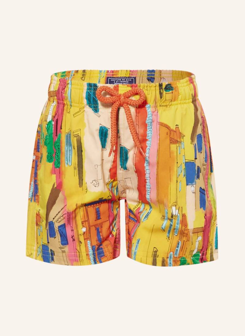 Vilebrequin Badeshorts Sunny Jirise gelb von Vilebrequin