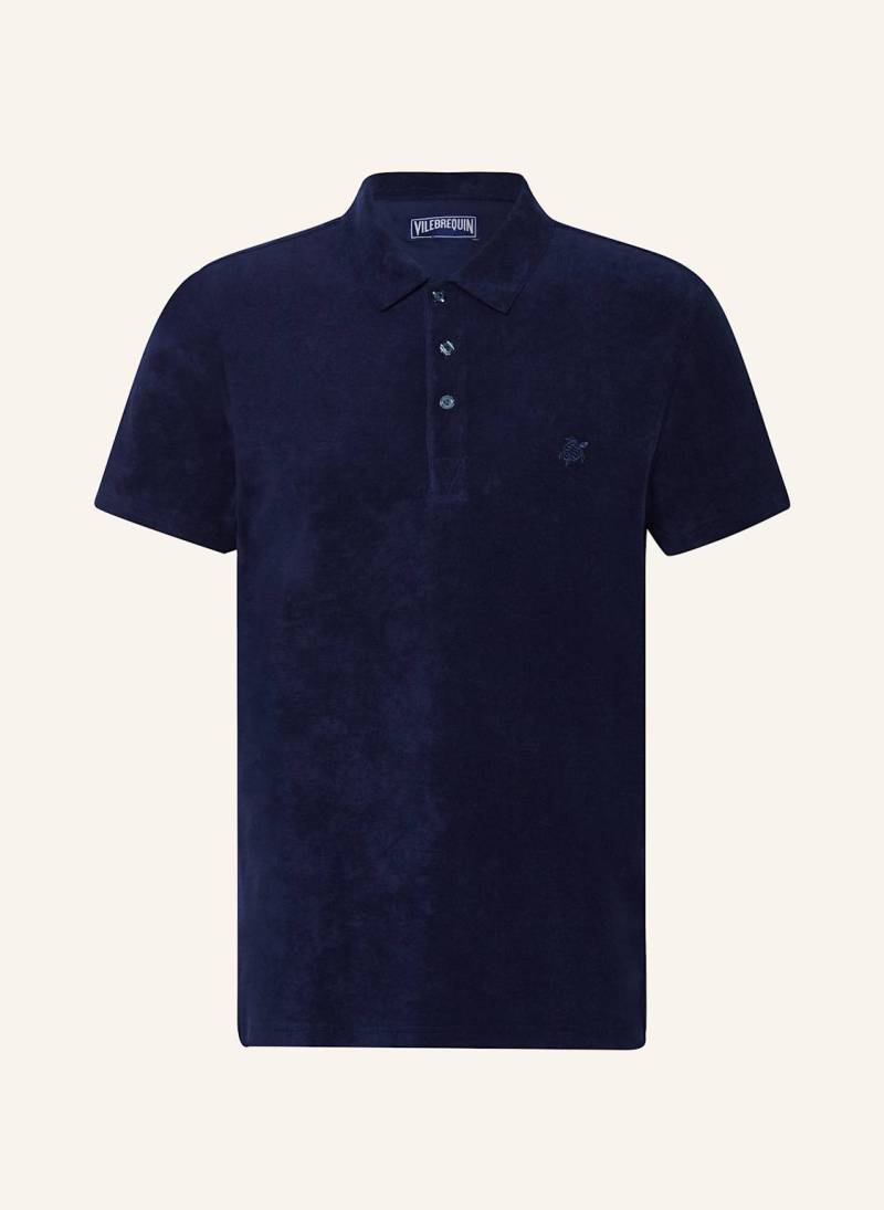 Vilebrequin Frottee-Poloshirt Phoenix aq100 blau von Vilebrequin