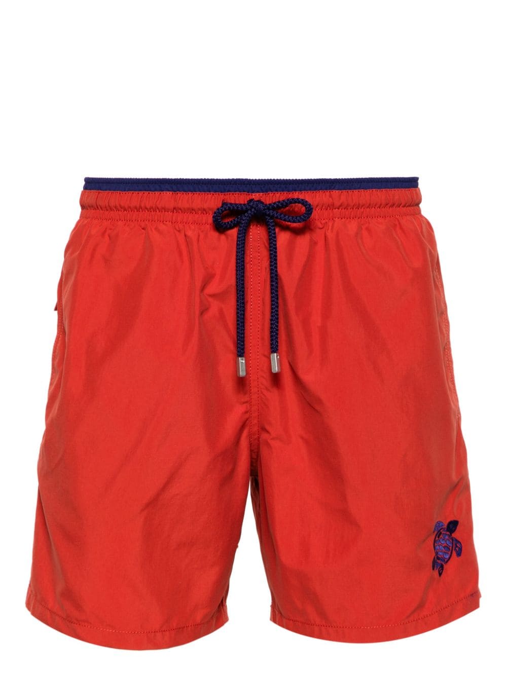 Vilebrequin Moka turtle-embroidered swim shorts - Orange von Vilebrequin