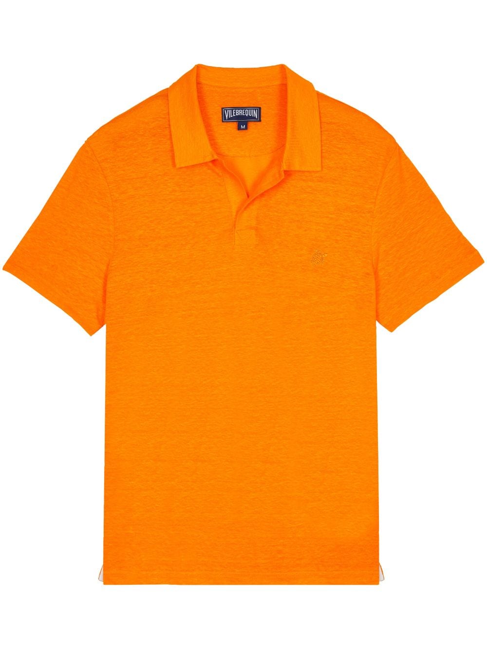 Vilebrequin Pyramid linen polo shirt - Orange von Vilebrequin