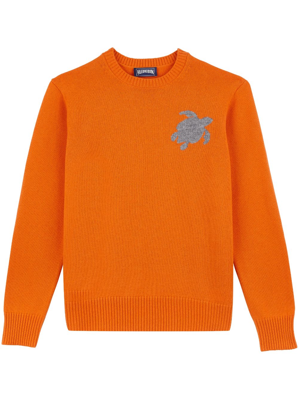 Vilebrequin Rayol intarsia-logo jumper - Orange von Vilebrequin