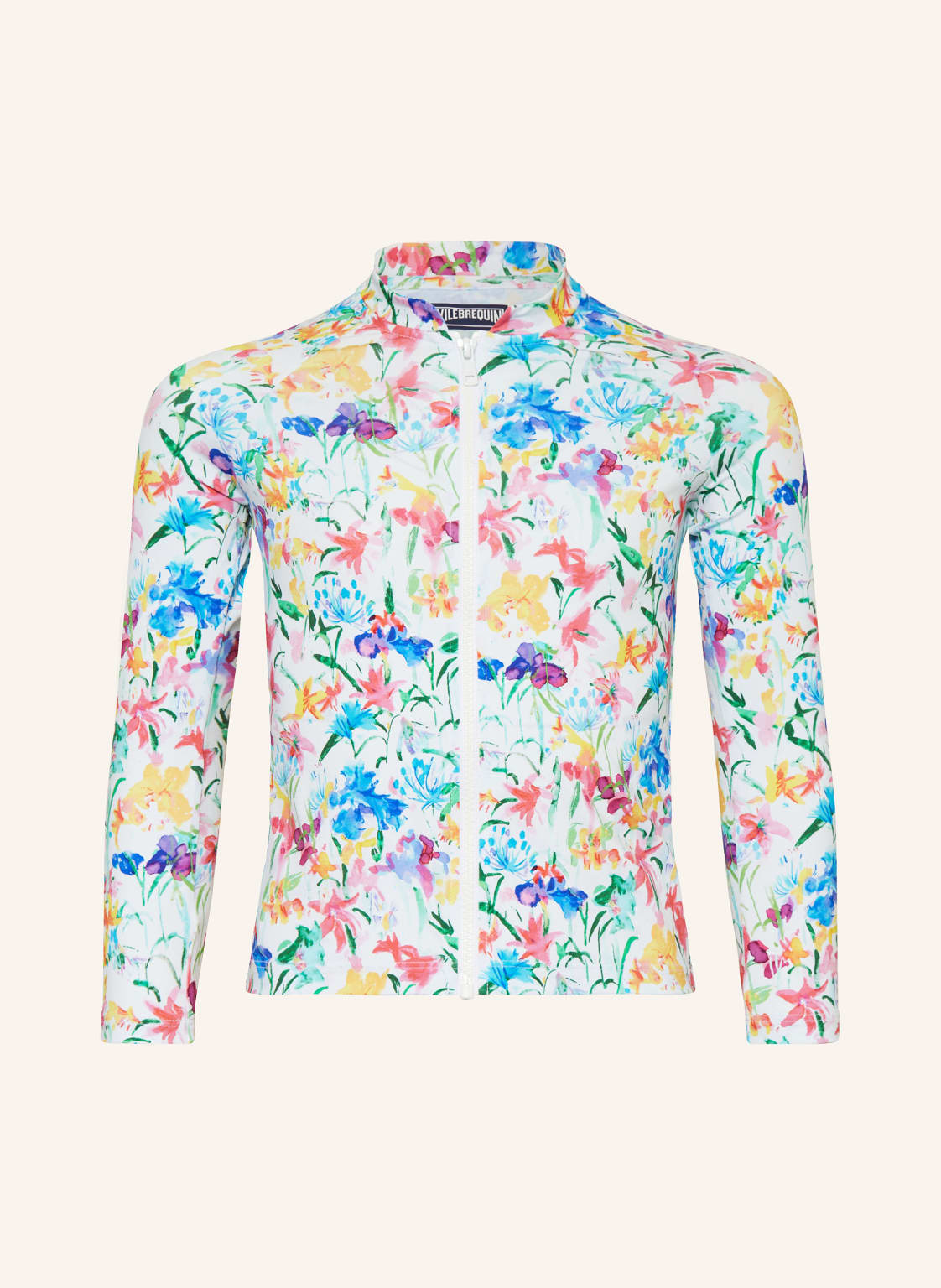 Vilebrequin Uv-Shirt Happy Flowers Mit Uv-Schutz 50+ blau von Vilebrequin