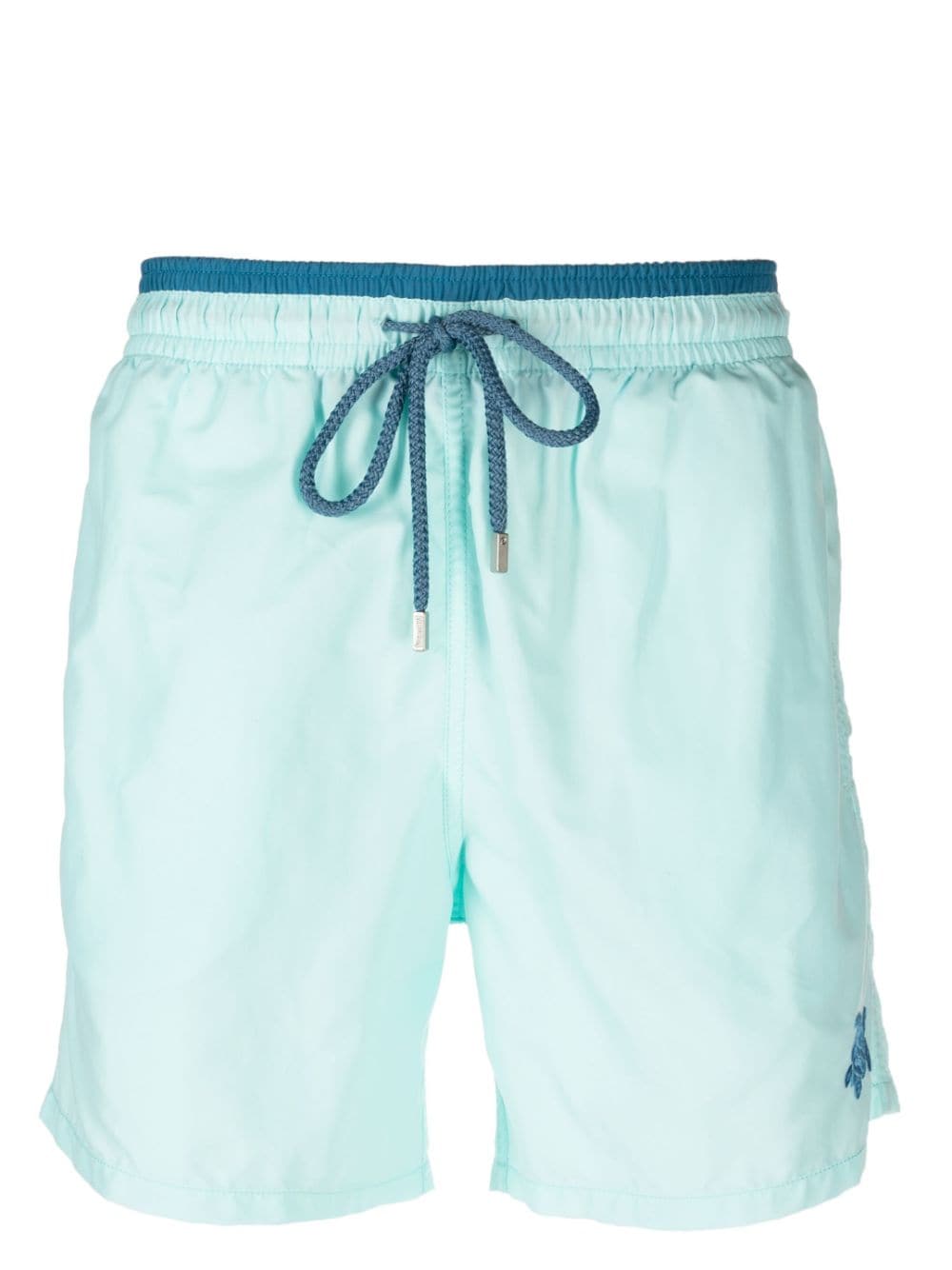 Vilebrequin contrast-trim drawstring swim shorts - Blue von Vilebrequin