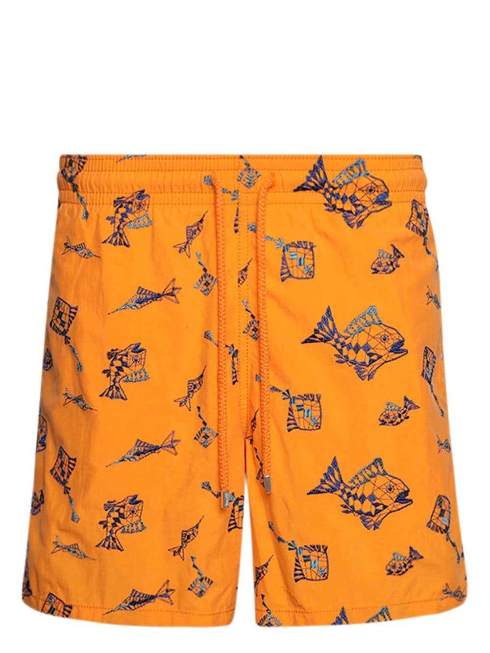 Vilebrequin embroidered swim shorts - Orange von Vilebrequin