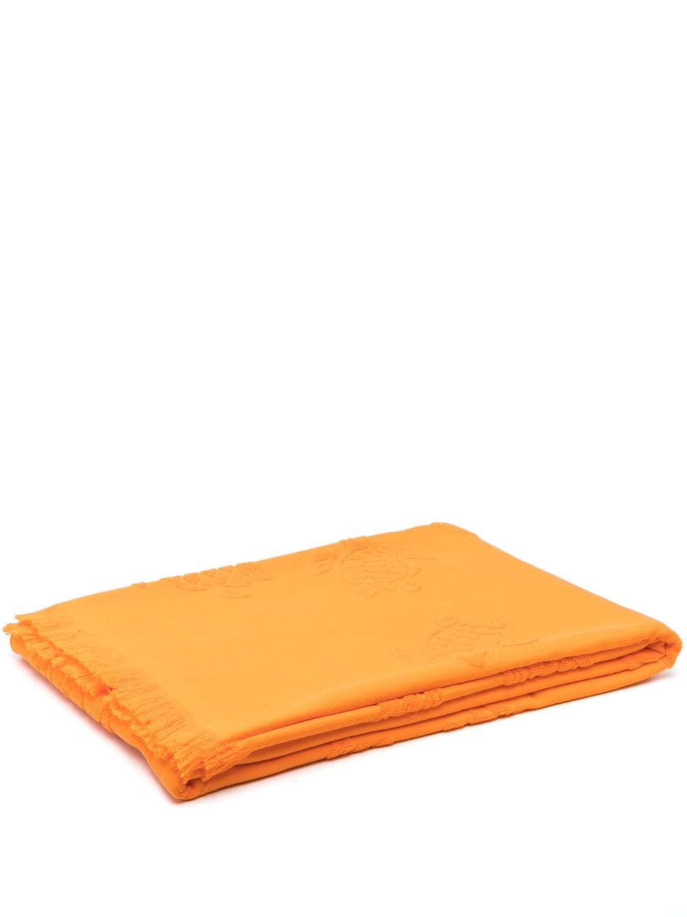Vilebrequin graphic-print cotton towel - Orange von Vilebrequin