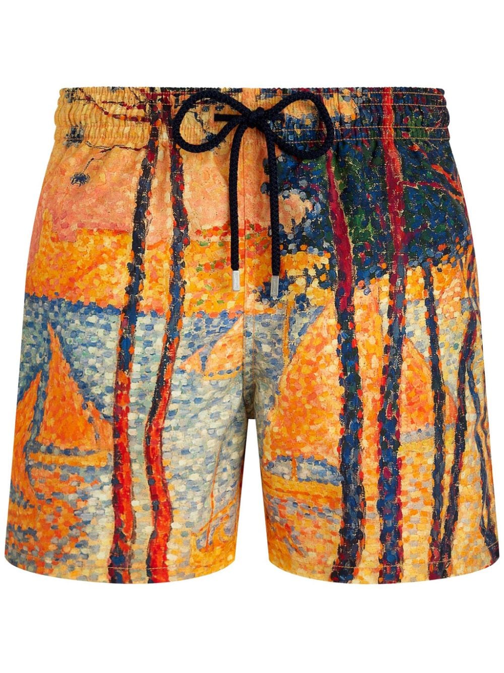 Vilebrequin graphic-print swim shorts - Orange von Vilebrequin