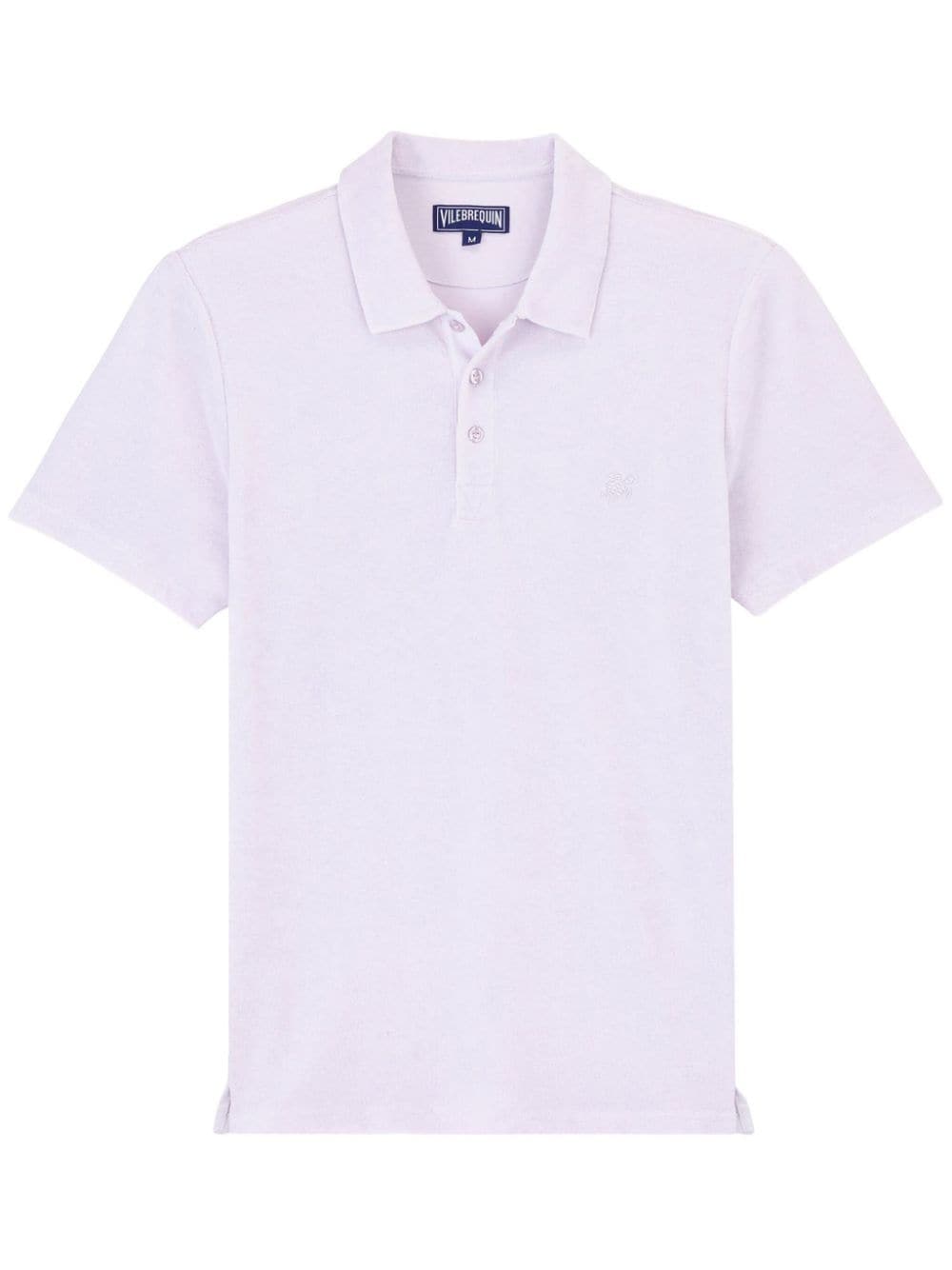 Vilebrequin logo-embroidered organic cotton polo shirt - Pink von Vilebrequin