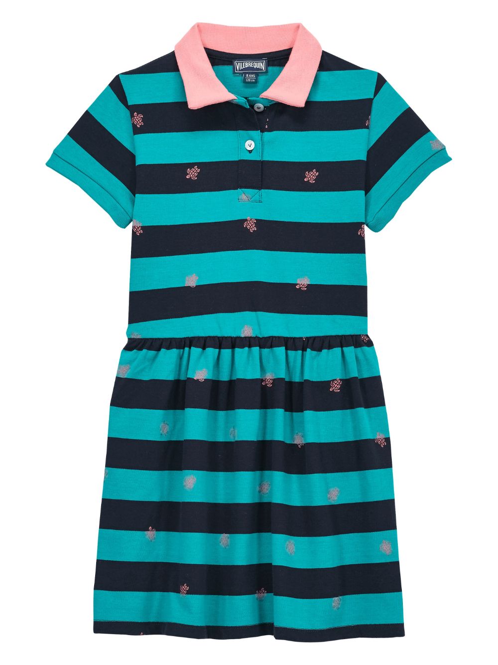 Vilebrequin striped polo dress - Green von Vilebrequin