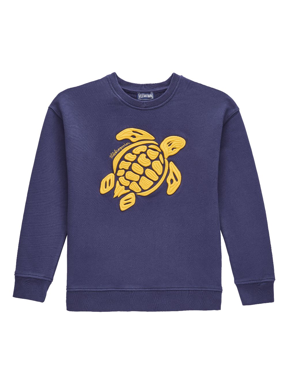 Vilebrequin turtle-embroidered sweatshirt - Blue von Vilebrequin
