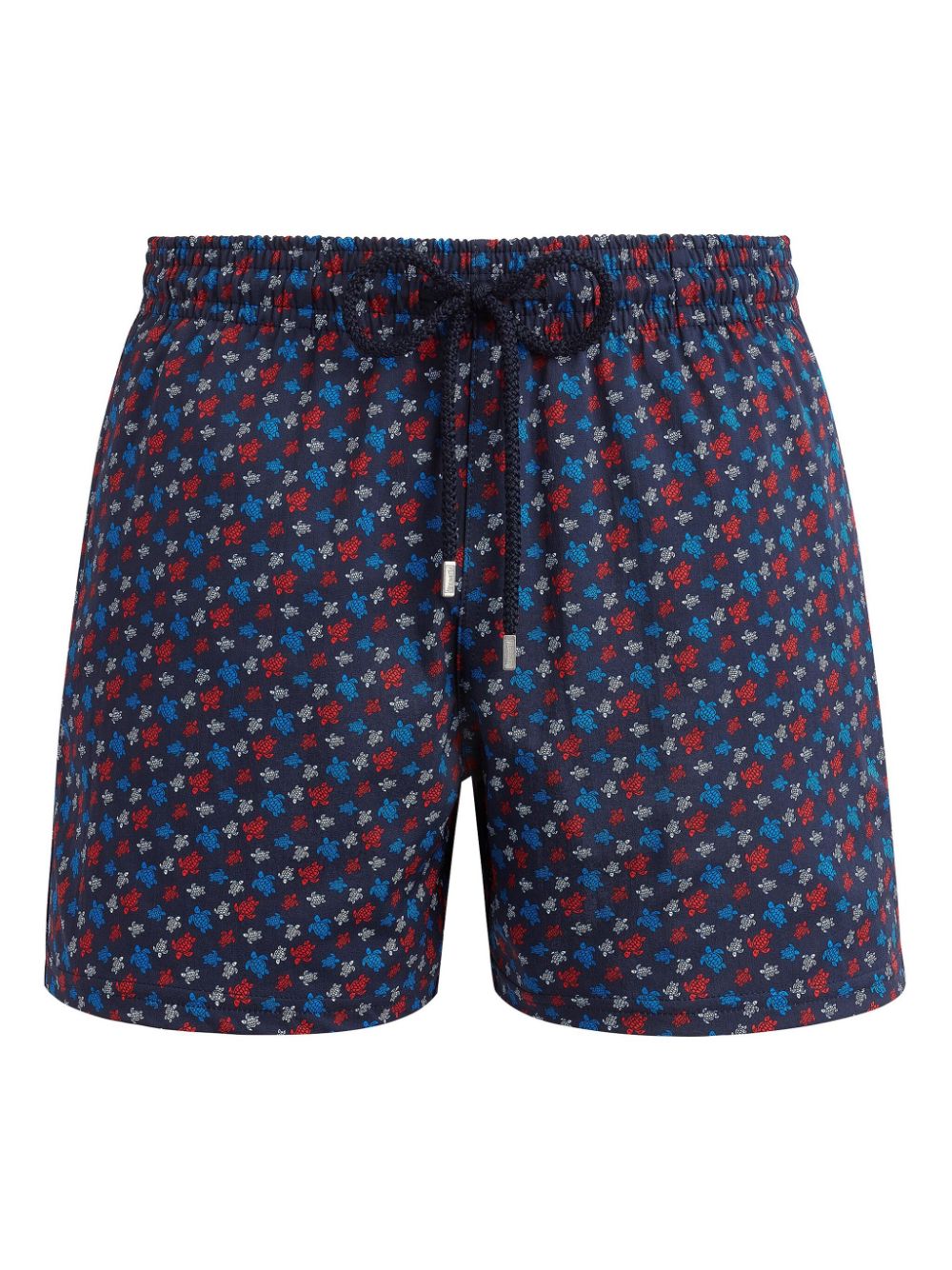 Vilebrequin turtle-print logo-appliqué swim shorts - Blue von Vilebrequin