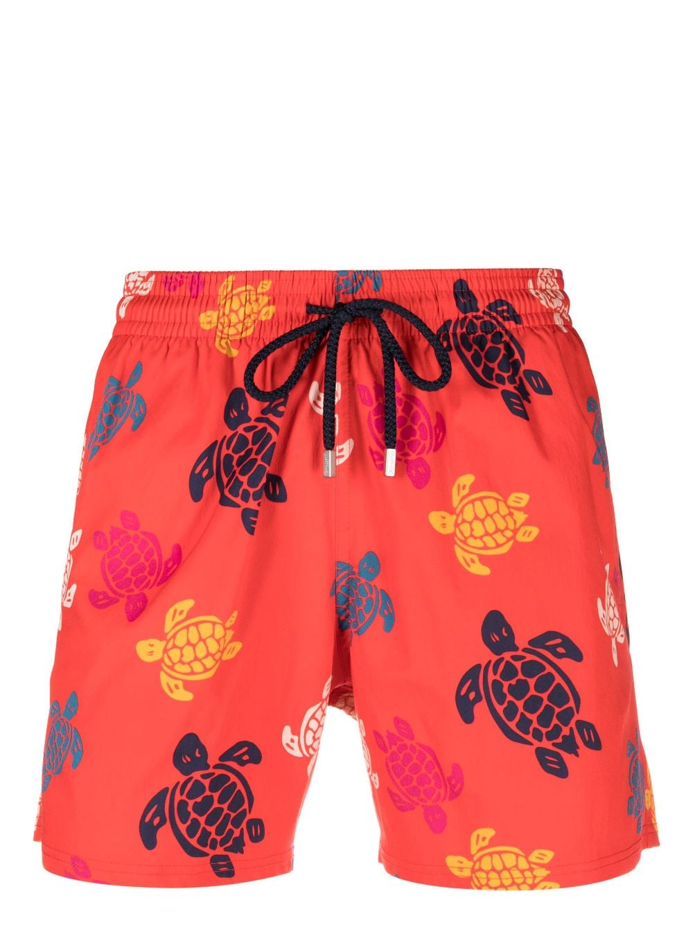 Vilebrequin turtle-print swim shorts - Red von Vilebrequin