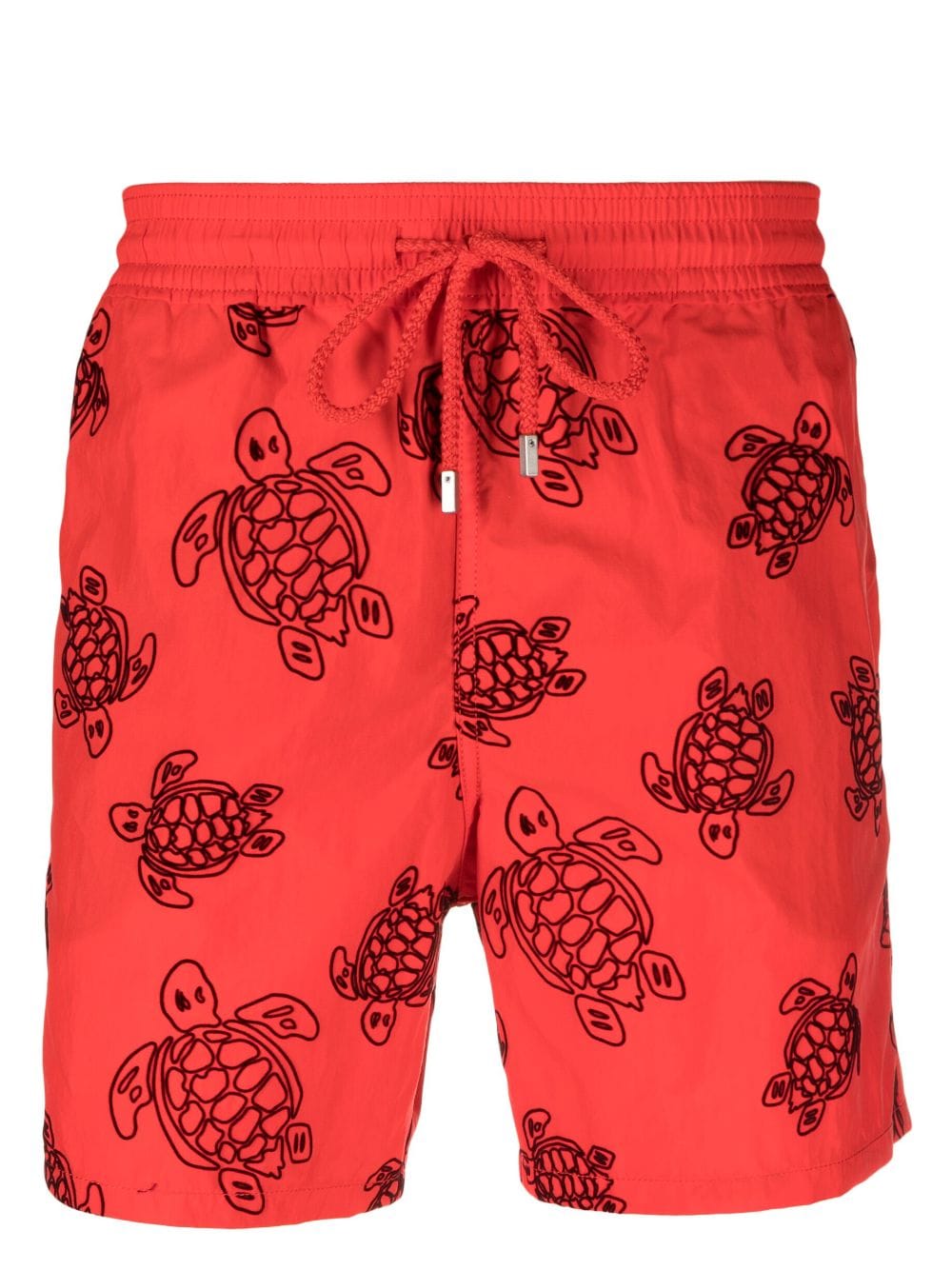 Vilebrequin turtle-print swim shorts - Red von Vilebrequin