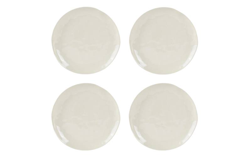 Villa Collection Denmark Speiseteller »Stoneware Ø 27 cm 4 Stück, Weiss«, (4 St.) von Villa Collection Denmark