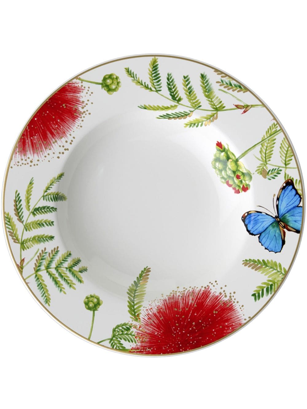 Villeroy & Boch Amazonia Anmut porcelain soup plates (set of six) - White von Villeroy & Boch