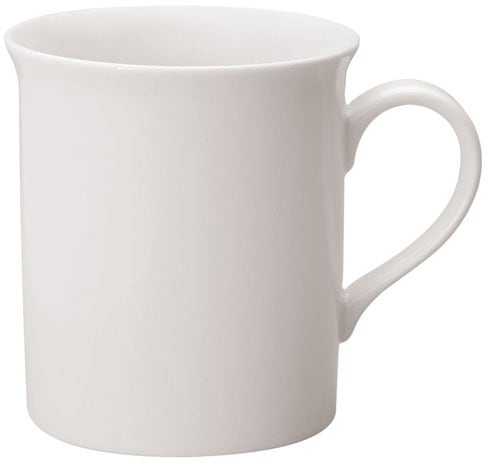 Villeroy & Boch Becher »Twist White«, (Set, 6 tlg., 6x Becher mit Henkel 300ml), Made in Germany, Fine China Porzellan von Villeroy & Boch