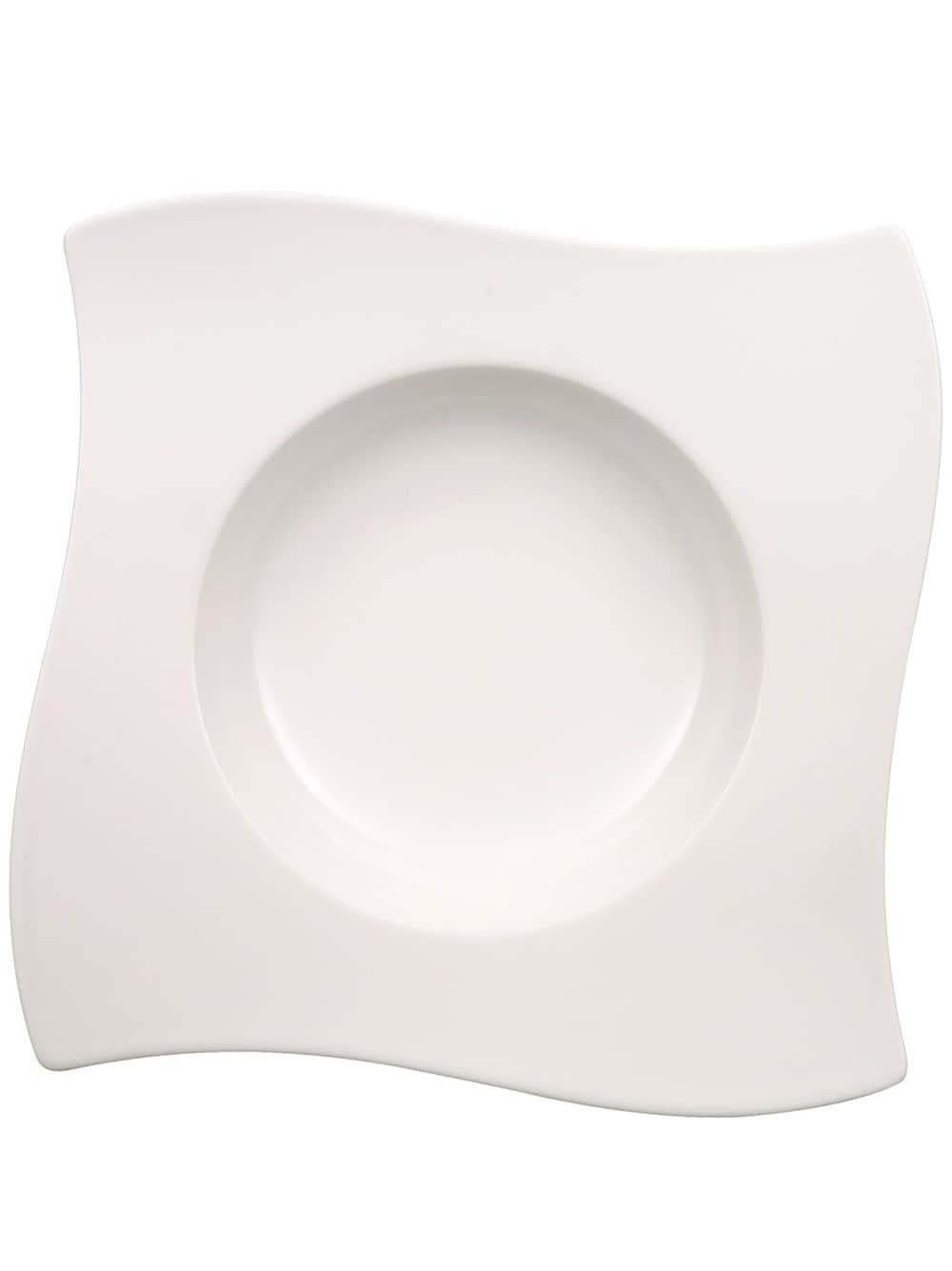 Villeroy & Boch NewWave porcelain plate (set of 6) - White von Villeroy & Boch