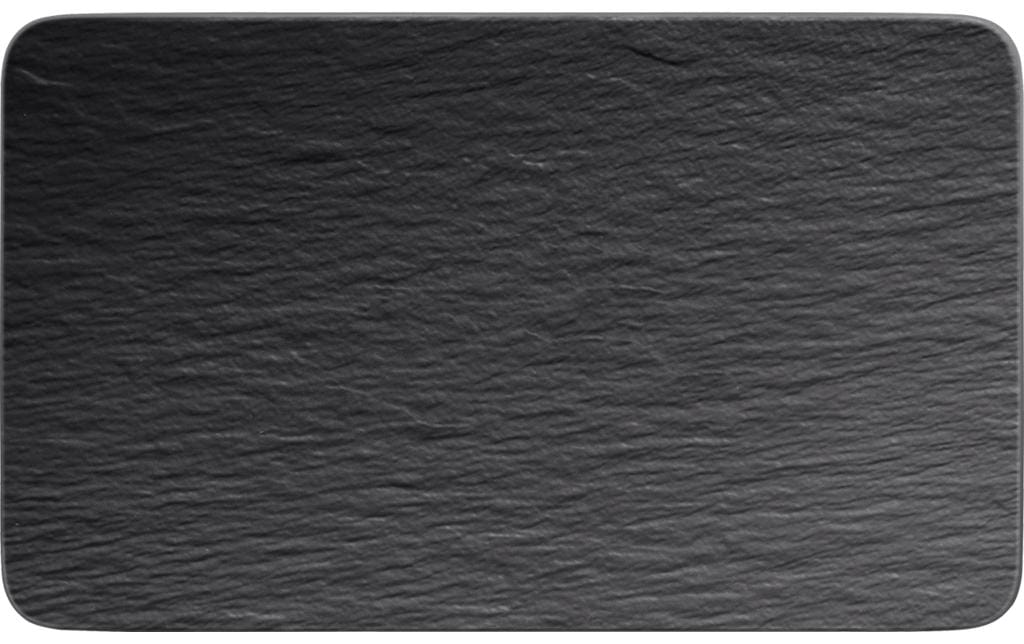 Villeroy & Boch Speiseteller »Manufacture Rock 1 Stück, Schwarz«, (1 St.) von Villeroy & Boch