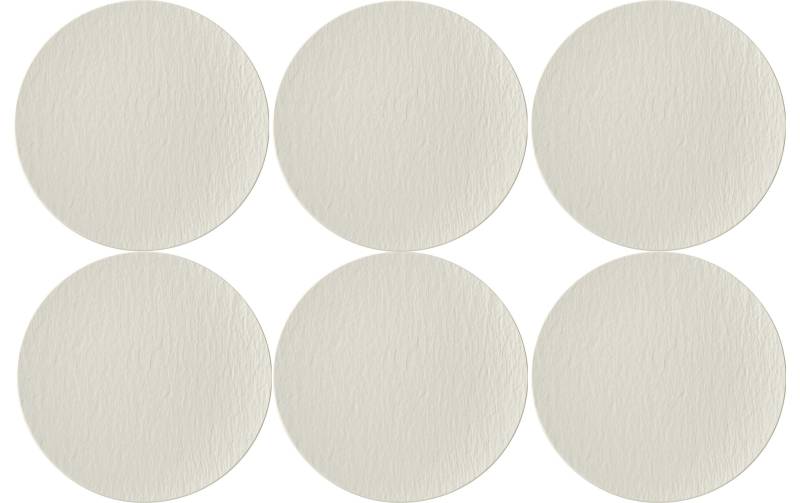 Villeroy & Boch Speiseteller »Manufacture Rock Ø 25 cm 6 Stück, Weiss«, (6 St.) von Villeroy & Boch