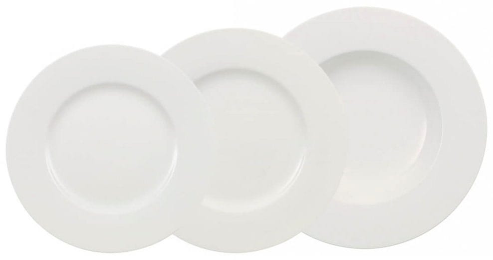 Villeroy & Boch Tafelservice »Geschirr-Set, Service Wonderful World White«, (Set, 12 tlg., 4 Speiseteller, 4 Frühstücksteller, 4 Suppenteller) von Villeroy & Boch