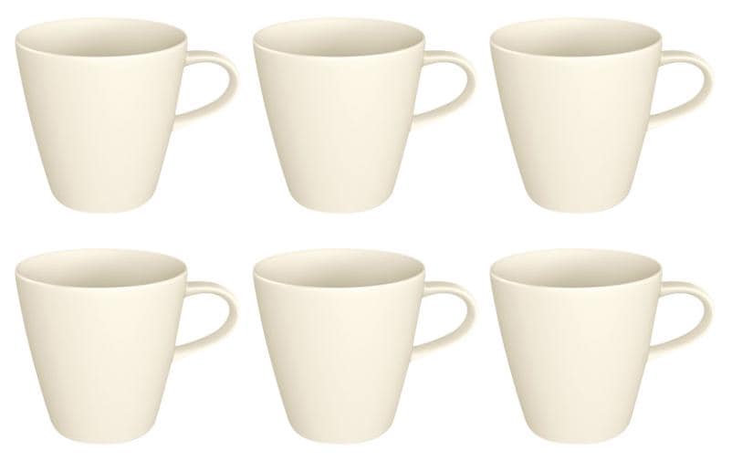 Villeroy & Boch Tasse »Manufacture Rock«, (Set, 6 tlg.), 6 teilig von Villeroy & Boch