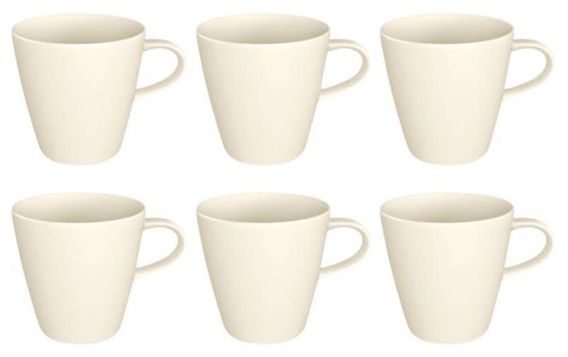 Villeroy & Boch Tasse »Manufacture Rock«, (Set, 6 tlg.), 6 teilig von Villeroy & Boch