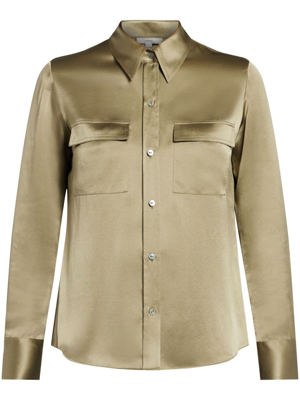 Vince Vince silk shirt - Neutrals von Vince