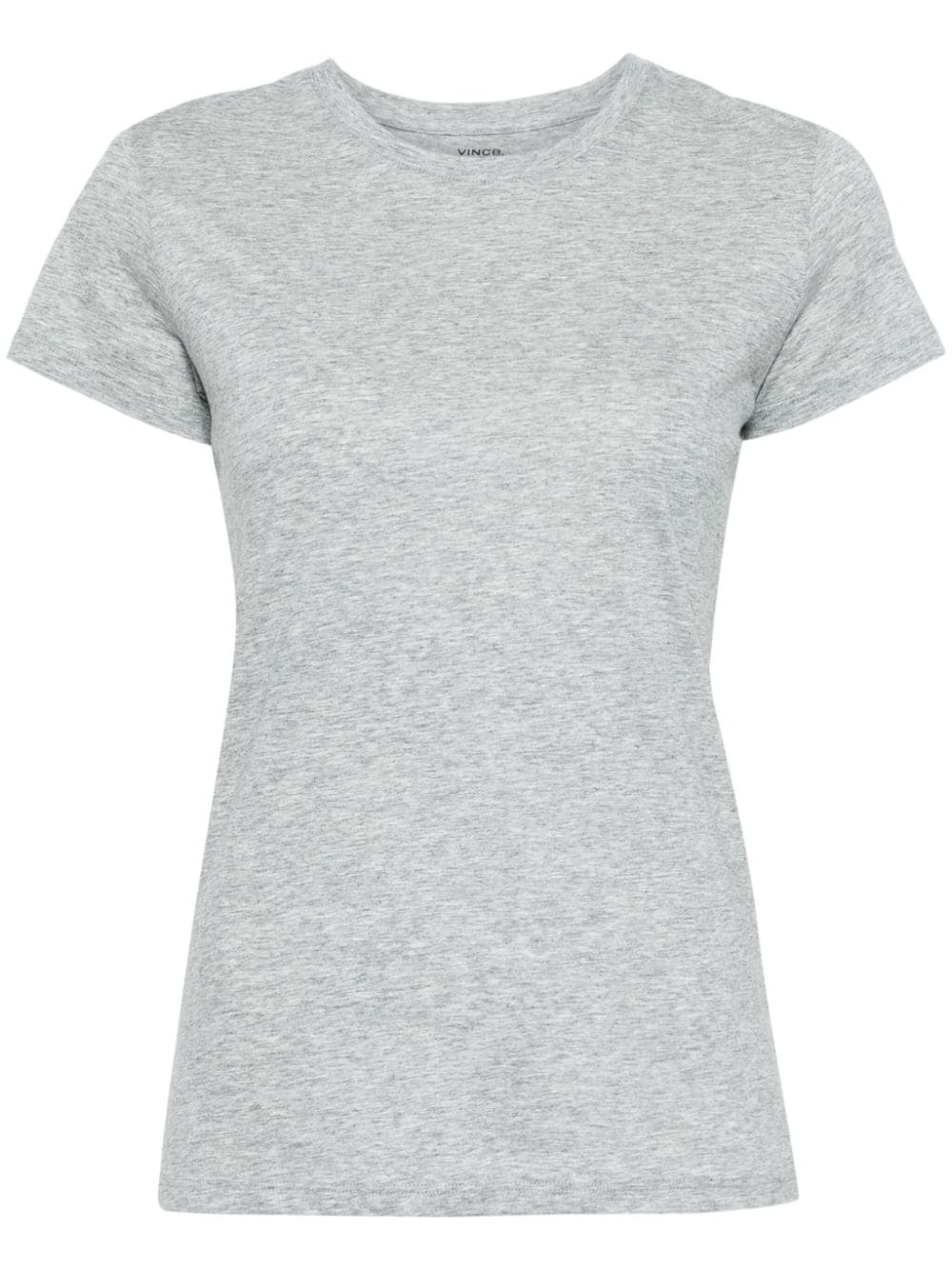 Vince mélange-effect cotton T-shirt - Grey von Vince