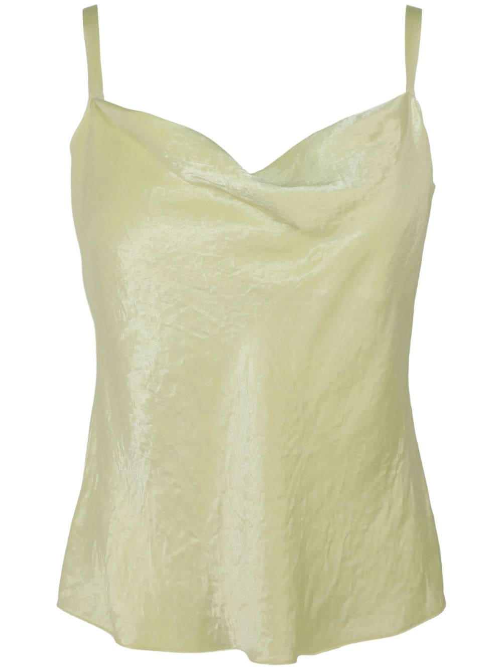 Vince cowl-neck sleeveless top - Green von Vince