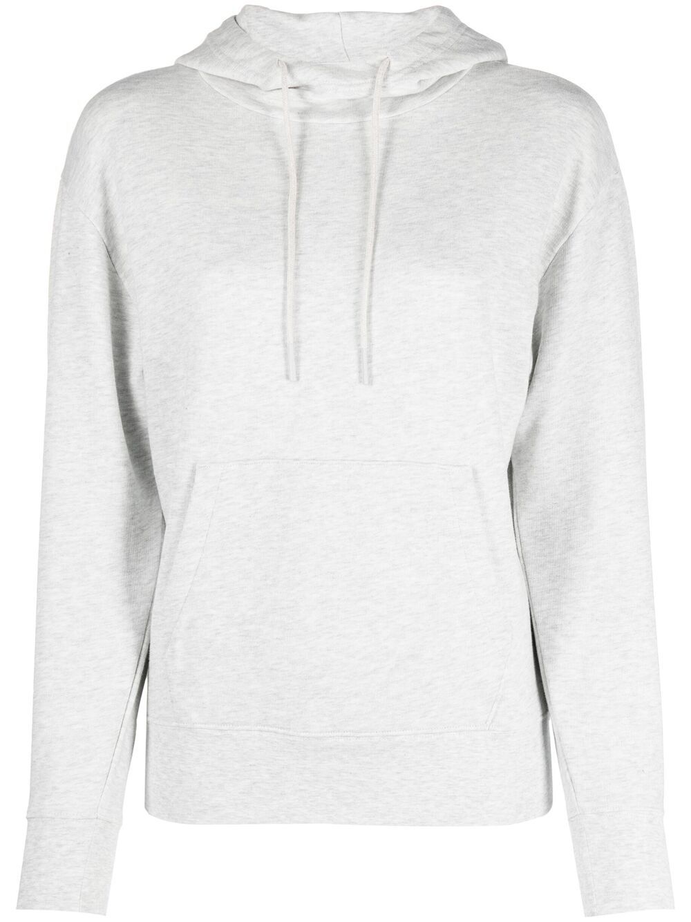 Vince drawstring cotton hoodie - Grey von Vince