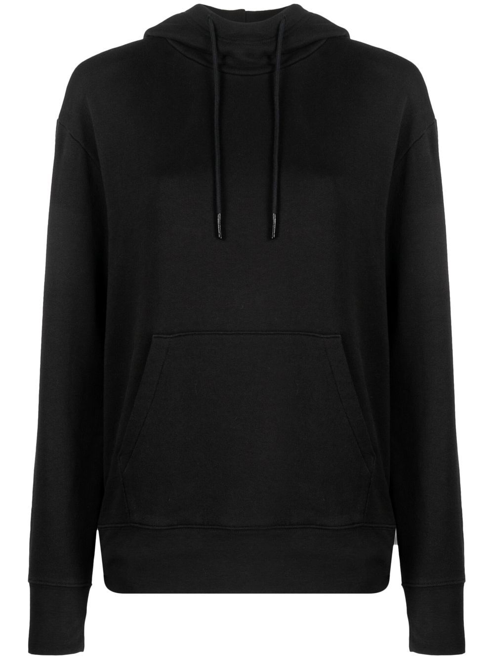Vince drawstring pullover hoodie - Black von Vince