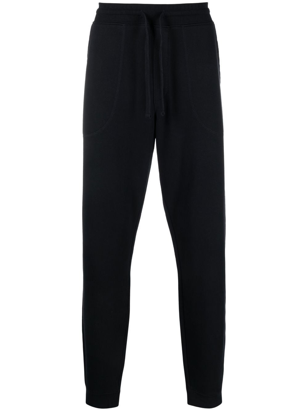 Vince drawstring-waist cotton track pants - Blue von Vince