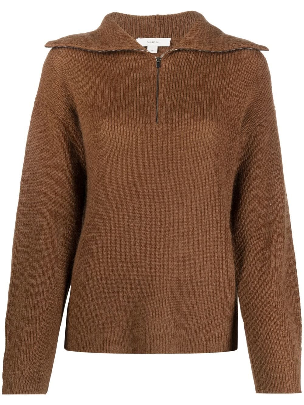 Vince half-zip pullover jumper - Brown von Vince