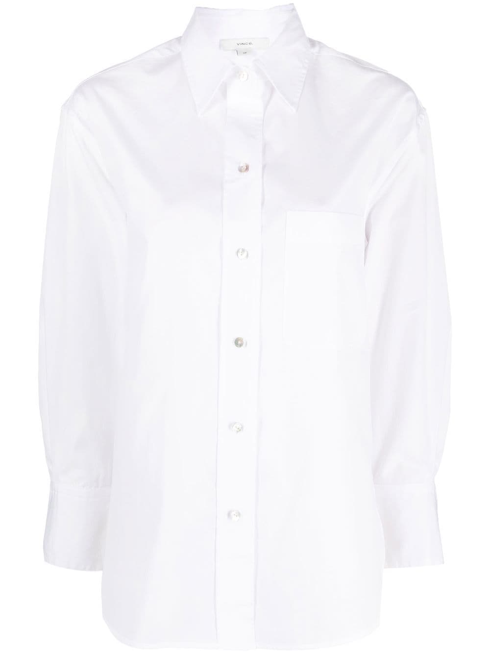 Vince long sleeve shirt - White von Vince