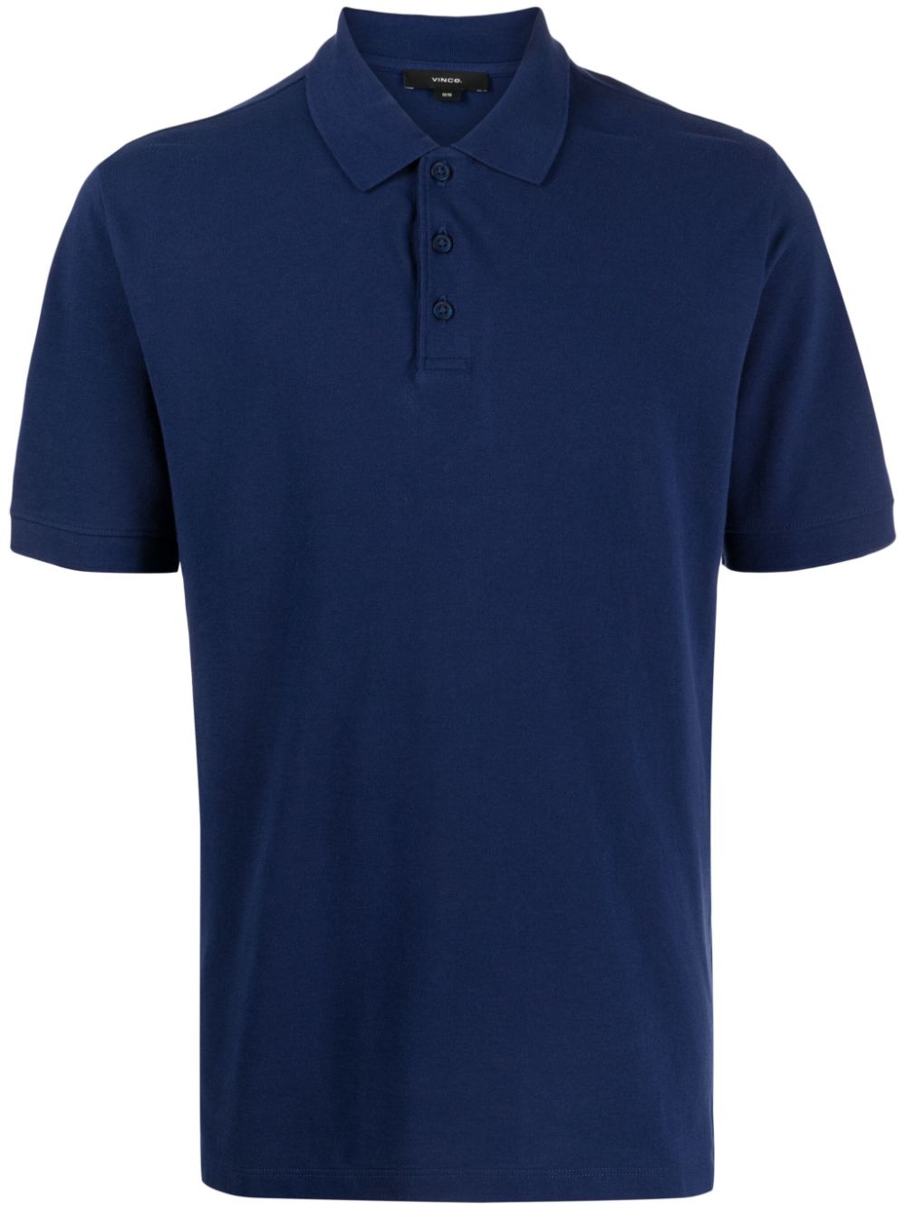 Vince piqué cotton polo shirt - Blue von Vince