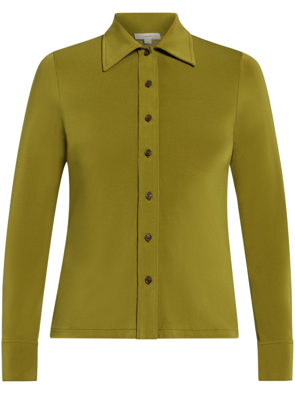 Vince point-collar button-up cardigan - Green von Vince