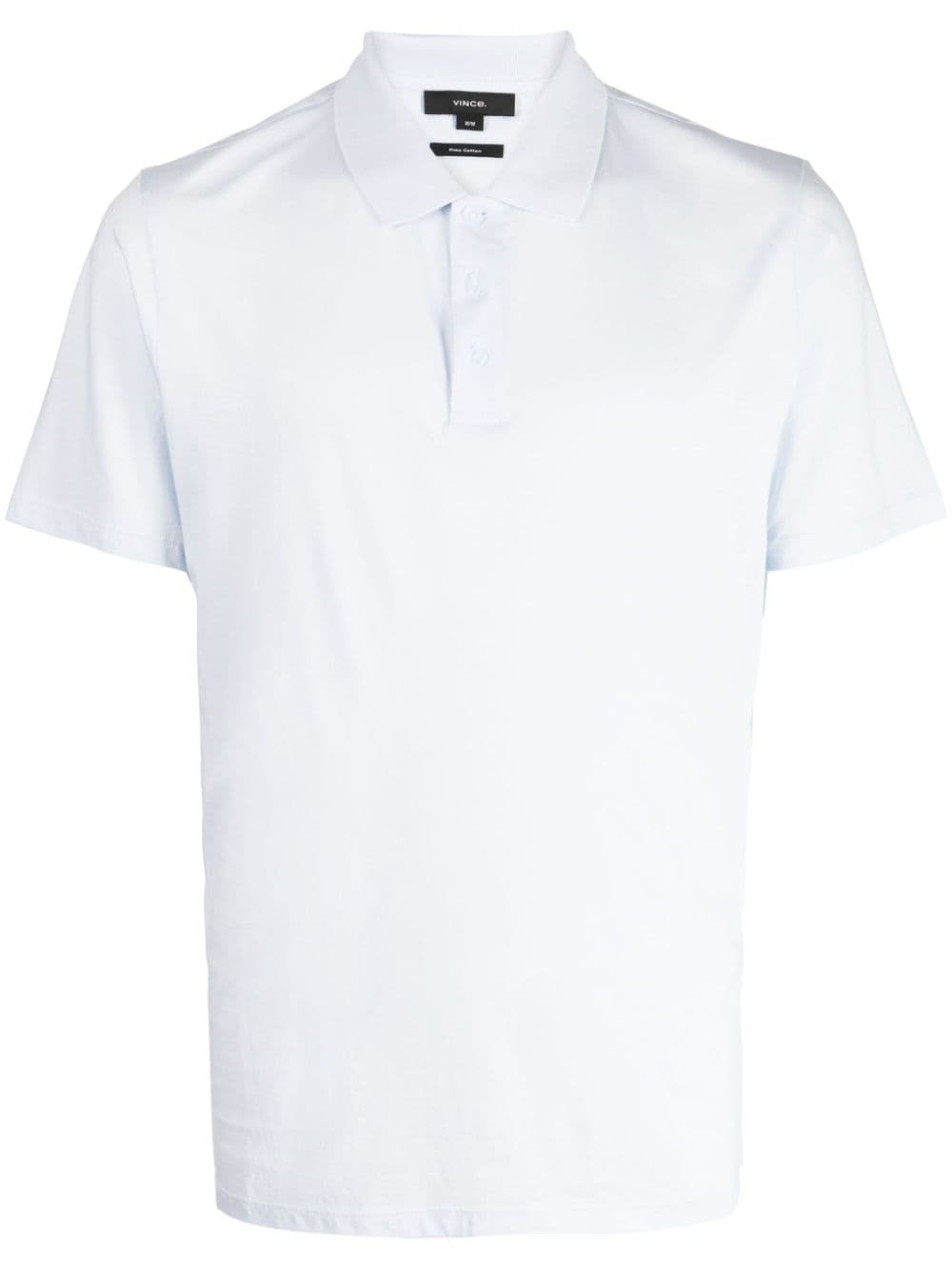 Vince short-sleeve Pima-cotton polo shirt - Blue von Vince