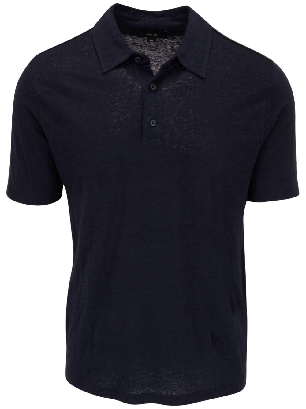 Vince short-sleeve linen polo shirt - Blue von Vince