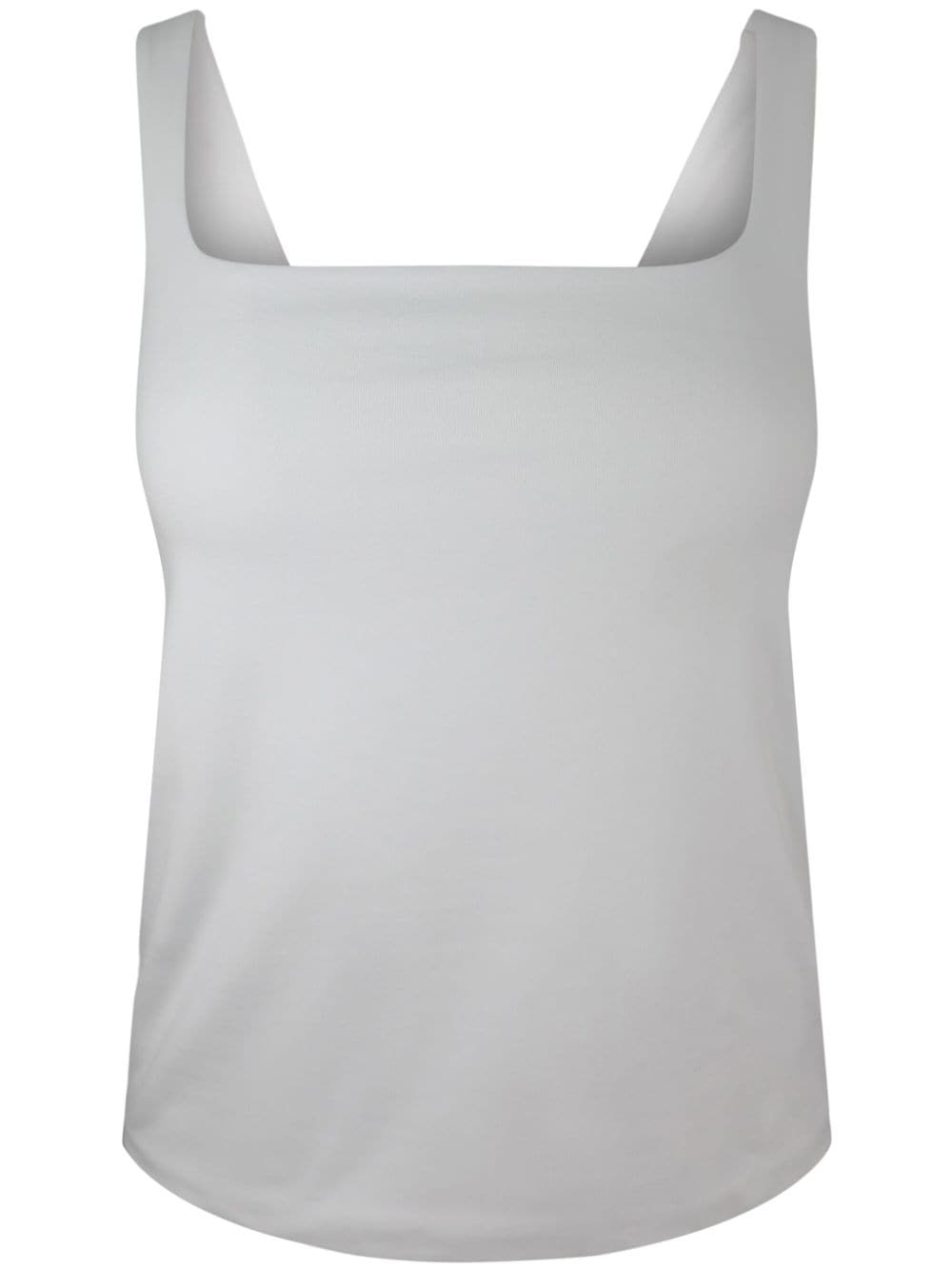 Vince square-neck cotton tank top - White von Vince