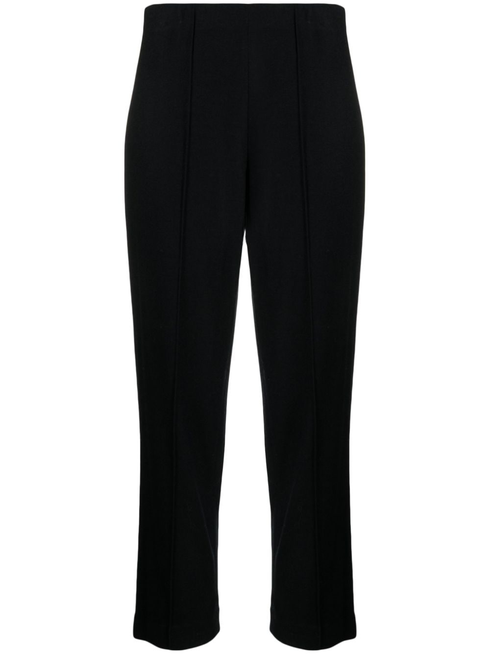 Vince wool-blend cropped trousers - Black von Vince