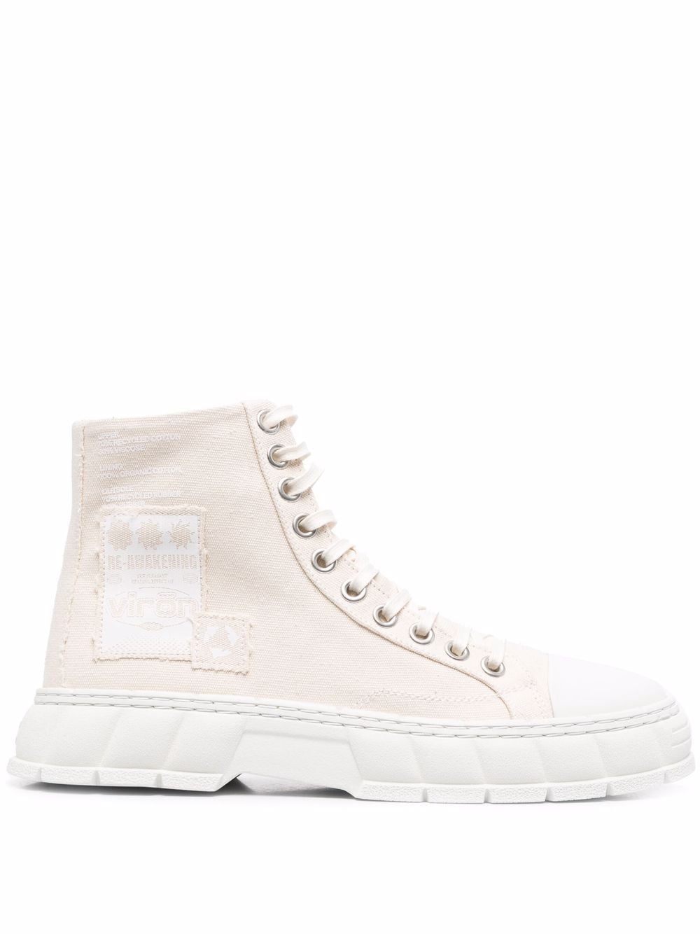 Virón high-top canvas sneakers - Neutrals von Virón