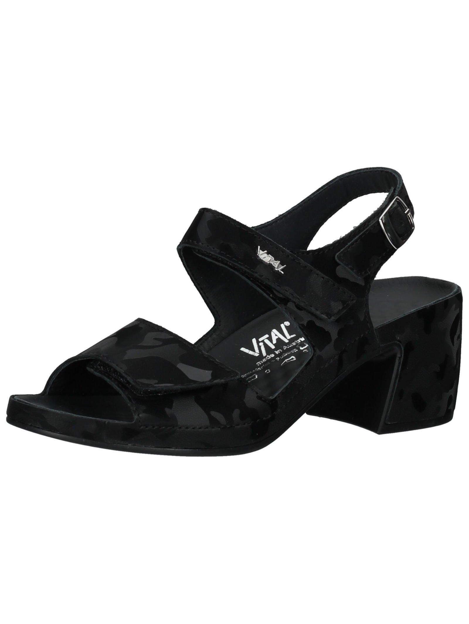 Sandalen Damen Schwarz 39 von Vital