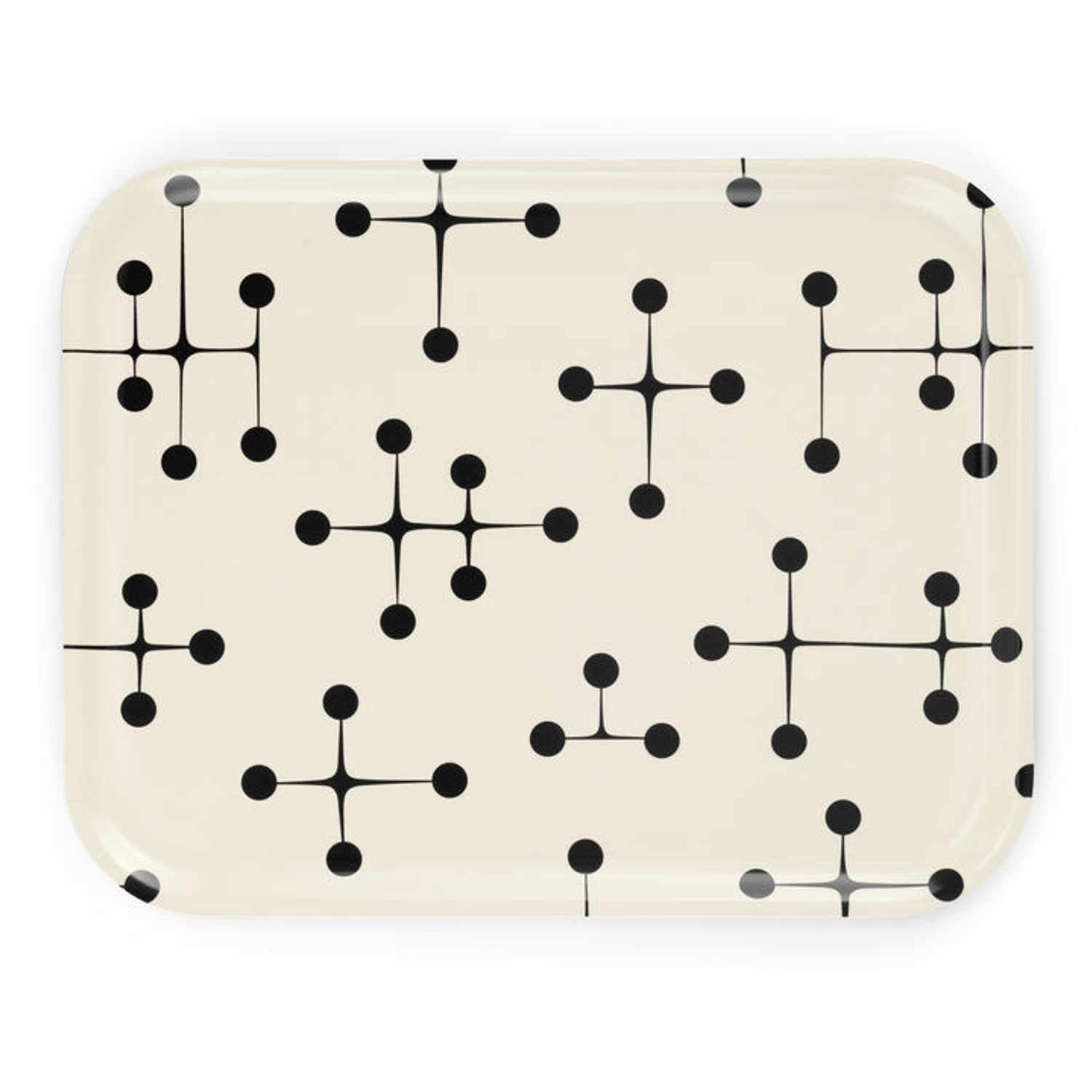 Classic Tray Dot Pattern Tablett, Grösse large h. 2 x b. 36 x l. 46 cm, Farbe dot pattern light von Vitra