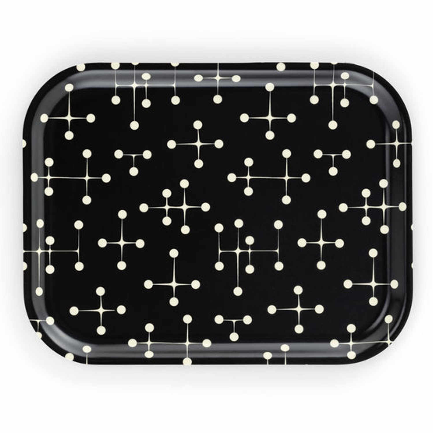 Classic Tray Dot Pattern Tablett, Grösse medium h. 2 x b. 28 x l. 36 cm, Farbe dot pattern reverse dark Classic Tray Dot Pattern Tablett, Grösse medium h. 2 x b. 28 x l. 36 cm, Farbe dot pattern reverse dark von Vitra