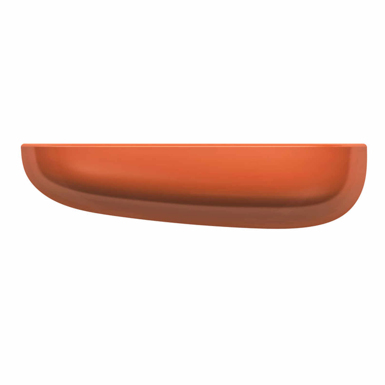 Corniches Wandregal, Grösse medium h. 14,8 x t. 14,8 x b. 35,2 cm, Farbe orange von Vitra